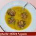 Vegetable Millet Appam Recipe