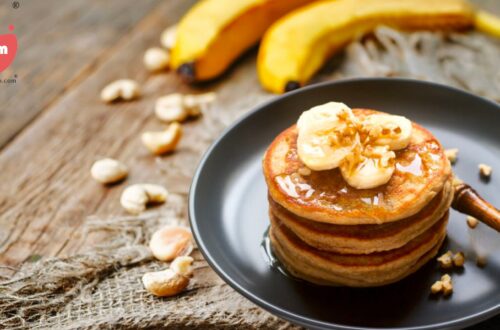 Buckwheat pancake millet breakfast vegan nutrition